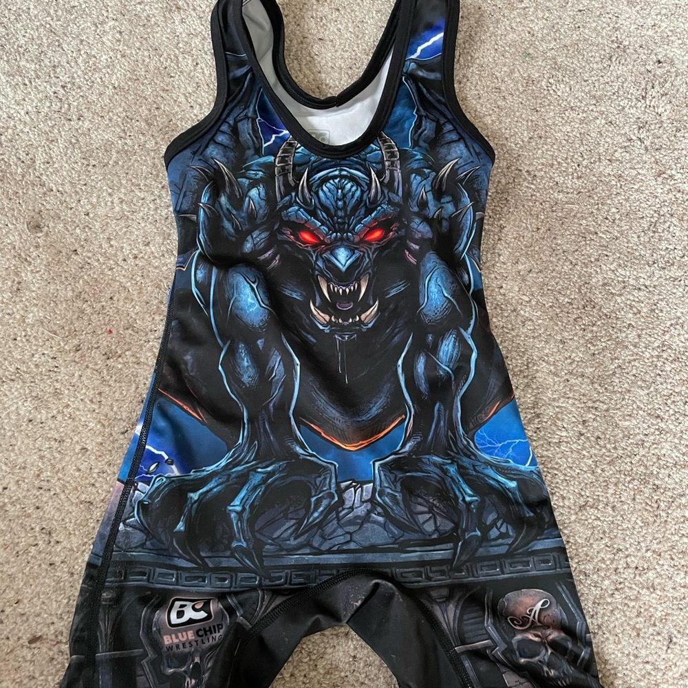 Youth wrestling singlet size small